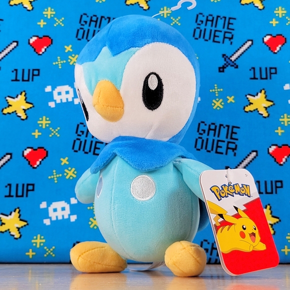 Pokemon PIPLUP 8" UltraSoft Jazwares Collectible Nintendo Genuine Gaming Plush - Picture 5 of 10